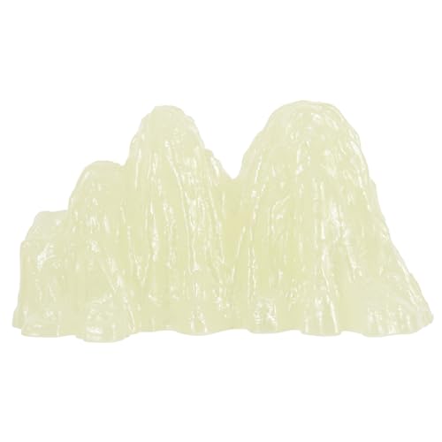 EXAOMBLE Fluoreszierende Steingartenlandschaft Aquarienlicht Tropische Aquarienverzierungen Groß Krabbe Luftpumpe Für Aquarien Panzer Ornamente Anlage Plastik Light Green von EXAOMBLE
