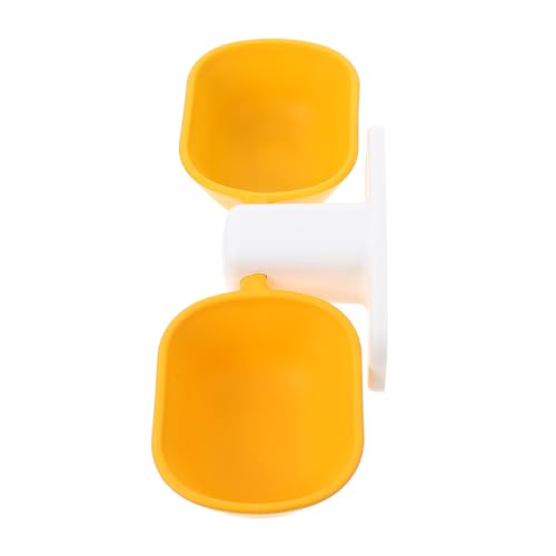 EXAOMBLE Fressnapf zum Aufhängen an der Wand mit Hund Schüssel groß Futternapf zur Wandmontage katzennäpfe Heimtierbedarf Anti-Kipp Futterautomat für Katzen Plastik Yellow EXAOMBLE Fressnapf zum Aufhängen an der Wand mit Hund Schüssel groß Futternapf zur Wandmontage katzennäpfe Heimtierbedarf Anti-Kipp Futterautomat für Katzen Plastik Yellow von EXAOMBLE
