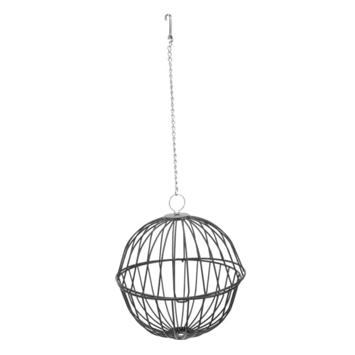 EXAOMBLE Futterkäfig Haustiere Futterspender Kaninchen Grasball Kaninchenfutterspender Rattenkäfig Zubehör Hamster Hängefutterspender Heu Futterspender Für Kaninchen Kleintier von EXAOMBLE