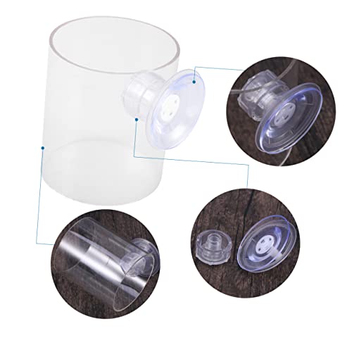 EXAOMBLE Futterring für Aquarien Verstellbares Futterwerkzeug mit Saugnapf für Optimale Fütterung von Flocken und Schwimmfutter für Große Aquarien EXAOMBLE Futterring für Aquarien Verstellbares Futterwerkzeug mit Saugnapf für Optimale Fütterung von Flocken und Schwimmfutter für Große Aquarien von EXAOMBLE