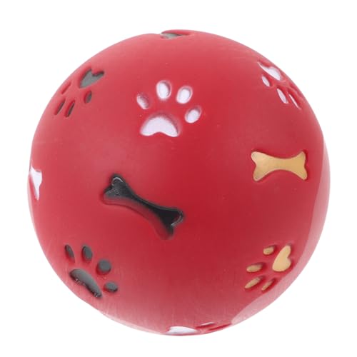 EXAOMBLE Futterspielzeug mit Duft Interaktiver Leckage Ball für Pädagogisches Heimtierzubehör zur Klein Rot für Futteraufnahme EXAOMBLE Futterspielzeug mit Duft Interaktiver Leckage Ball für Pädagogisches Heimtierzubehör zur Klein Rot für Futteraufnahme von EXAOMBLE