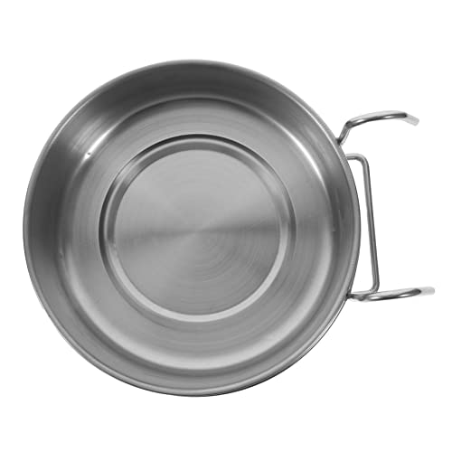EXAOMBLE Hängende Haustierschüssel Trinkbecher Für Haustiere Papageienfutter Für Käfig Wassernapf Ohne Verschüttungen Für Hunde Außennapf Für Hunde Essen Fütterung Silver Rostfreier Stahl von EXAOMBLE