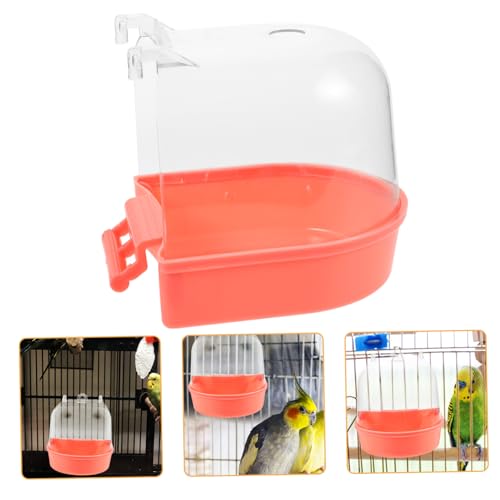 EXAOMBLE Hängende Vogelbadewanne für Wellensittiche Badebox für Käfige zur Stressreduktion und Natürlichen Fellreinigung Geeignet für Verschiedene Vogelarten Einfach zu Montieren und EXAOMBLE Hängende Vogelbadewanne für Wellensittiche Badebox für Käfige zur Stressreduktion und Natürlichen Fellreinigung Geeignet für Verschiedene Vogelarten Einfach zu Montieren und von EXAOMBLE