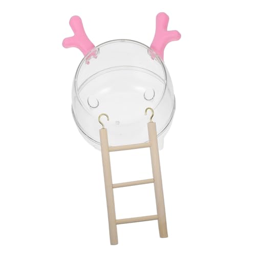 EXAOMBLE Hamster Badezimmer Toilette Chinchilla-Badezimmer Badeschale für Hamster Gericht Versteck Kleintier badehaus Badewanne für Hamster Schwimmbad Lebewesen Badezimmer Wurf das Haustier von EXAOMBLE
