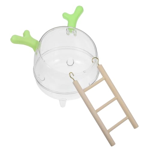 EXAOMBLE Hamster Badezimmer Toilette Kleine Haustier -Toilette Wanne Badschale für Hamster Lebewesen Badehaus Hamster-Badebecken Sandbadhalter Sandbadpfanne Hamster-Badeschale Wurf hölzern von EXAOMBLE