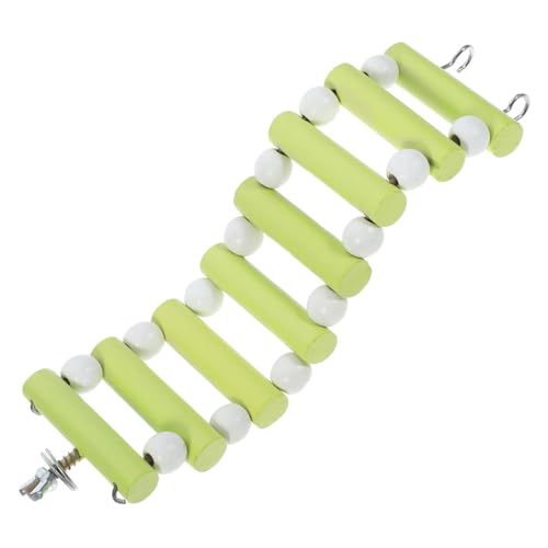 EXAOMBLE Hamster Wooden Swing Bridge Ladder Toy Safe Natural Material for Small Pets Accessory for Hamsters Mice Small Animals EXAOMBLE Hamster Wooden Swing Bridge Ladder Toy Safe Natural Material for Small Pets Accessory for Hamsters Mice Small Animals von EXAOMBLE