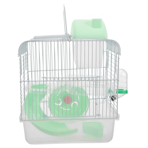 EXAOMBLE Hamsterkäfig mit Mehrkammerdesign Transparente Hamsterburg für Kleine Haustiere für Training für Hamster Mäuse und Rennmäuse von EXAOMBLE