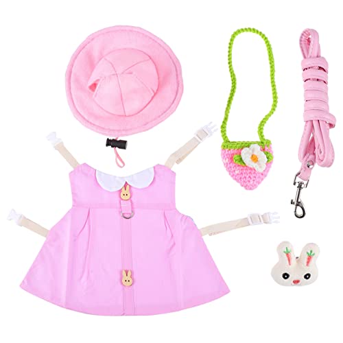 EXAOMBLE Haustiere Leine Kostü Set Für Walking Rabbit Cat Meerschweinchen Hamster Dress Up EXAOMBLE Haustiere Leine Kostü Set Für Walking Rabbit Cat Meerschweinchen Hamster Dress Up von EXAOMBLE