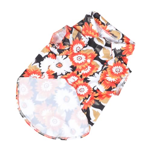 EXAOMBLE Hundehemd Blau Sommer-Essentials für Hunde Hundekühler Hundekleidung Welpe laufweste Hundebekleidung Cooles Hundeshirt Haustierkleidung PET-Ärmelbekleidung Haustierbluse Baumwolle von EXAOMBLE