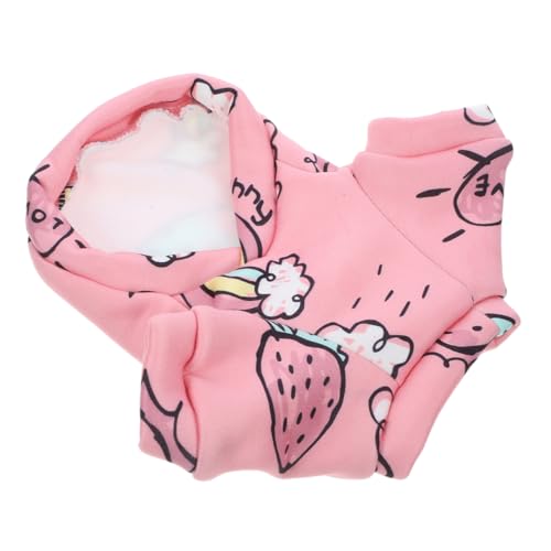 EXAOMBLE Hundekleidung Körperpflege Outfit Drinnen Für Haustier Welpe Klein Hund Wintermantel Entzückendes Hundekleid Hundebekleidung Polyester von EXAOMBLE