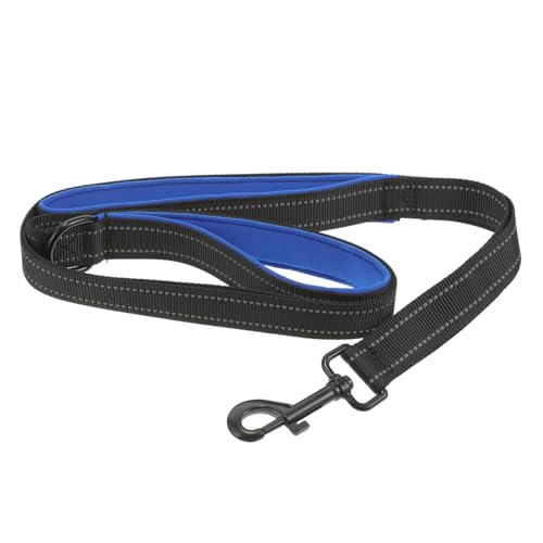 EXAOMBLE Hundeleine für Große Hunde Verstellbare Reflektierende Zugleine aus Strapazierfähigem Nylon für Sicheres Spazierengehen und Training Geeignet für Mittlere bis Große Haustiere EXAOMBLE Hundeleine für Große Hunde Verstellbare Reflektierende Zugleine aus Strapazierfähigem Nylon für Sicheres Spazierengehen und Training Geeignet für Mittlere bis Große Haustiere von EXAOMBLE