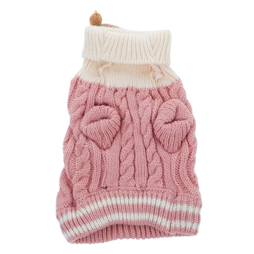 EXAOMBLE Hundepullover Warm Gemütlich mit Niedlichem Zopfmuster und Knöpfen Xs für Kleine Hunde und Katzen als Party Cosplay Kostüm und Winterkleidung für Haustiere EXAOMBLE Hundepullover Warm Gemütlich mit Niedlichem Zopfmuster und Knöpfen Xs für Kleine Hunde und Katzen als Party Cosplay Kostüm und Winterkleidung für Haustiere von EXAOMBLE