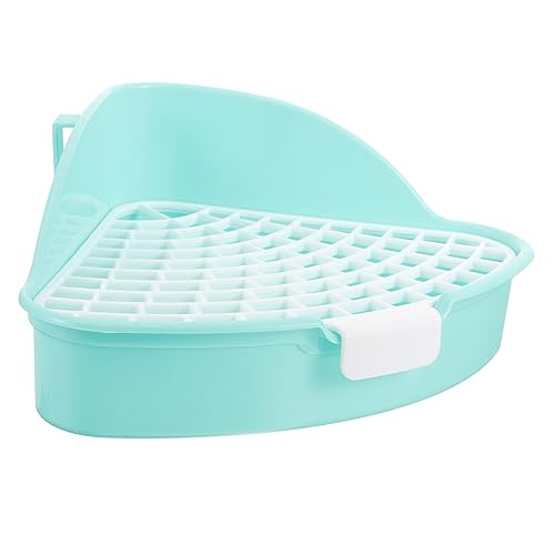 EXAOMBLE Kaninchen Töpfchen Haustier Katzenstreu Toilette Kaninchen-trainingstöpfchen Töpfchenhalter Katzentoilette Katzenklo Hund Bausatz Mülleimer Katzengras Wurf Sky-Blue Plastik EXAOMBLE Kaninchen Töpfchen Haustier Katzenstreu Toilette Kaninchen-trainingstöpfchen Töpfchenhalter Katzentoilette Katzenklo Hund Bausatz Mülleimer Katzengras Wurf Sky-Blue Plastik von EXAOMBLE