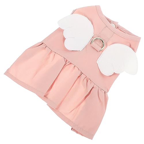 EXAOMBLE Katzenkleid Welpenkleid im Engel-Design kleine hundekleidung Hunde-Outfits zartes Hundekleid Party Cosplay-Hundekleid Haustier -Sommerkleid Baumwolle Polyester Rosa EXAOMBLE Katzenkleid Welpenkleid im Engel-Design kleine hundekleidung Hunde-Outfits zartes Hundekleid Party Cosplay-Hundekleid Haustier -Sommerkleid Baumwolle Polyester Rosa von EXAOMBLE