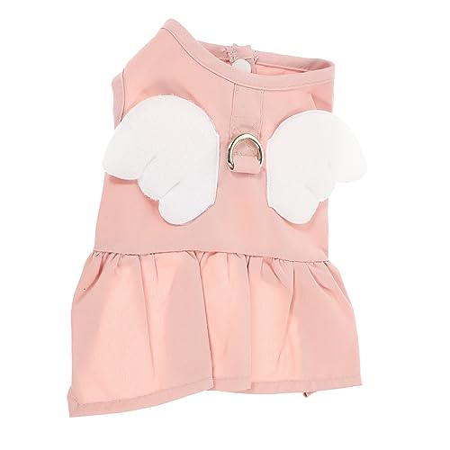 EXAOMBLE Katzenkleid sommerliches hundekleid Hundehemden zartes Hundekleid Hunde-Outfit Cosplay-Hundekleid Cosplay-Kleidung für Hunde Welpenkleid Baumwolle Polyester Rosa EXAOMBLE Katzenkleid sommerliches hundekleid Hundehemden zartes Hundekleid Hunde-Outfit Cosplay-Hundekleid Cosplay-Kleidung für Hunde Welpenkleid Baumwolle Polyester Rosa von EXAOMBLE