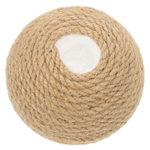 EXAOMBLE Katzenklettergerüst Ersatzball Katzenkratzball Für Kätzchen Kratzball Für Katzen Kratzball Für Haustiere Kratzball Für Haustiere Interaktives Kätzchen Haustier Braunes von EXAOMBLE