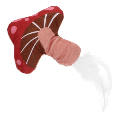 EXAOMBLE Katzenspielzeug mit Katzenminze Hauskatzen Kätzchen-Teaser- interaktives katzenspielzeug Interactive cat Toy Haustierspielzeug für Katzen Katzenspielzeug interaktiv Plüsch von EXAOMBLE