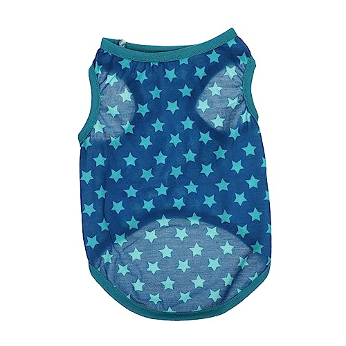 EXAOMBLE Kleidung für Haustiere hundeweste hundekleidung hundekleider Haustierkleidung Dog Clothes Dackel klein groß Sommerhundhemd Sommerkleidung für Welpen dünne Welpenweste Polyester rot von EXAOMBLE