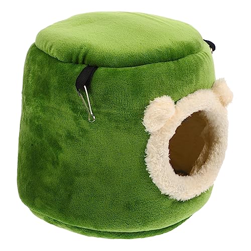 EXAOMBLE Kleiner Hamster Form Hängematte für Kleintiere Bequemes Hamsterhaus Tragresistentes Versteck für Hamster Meerschweinchen Frettchen von EXAOMBLE