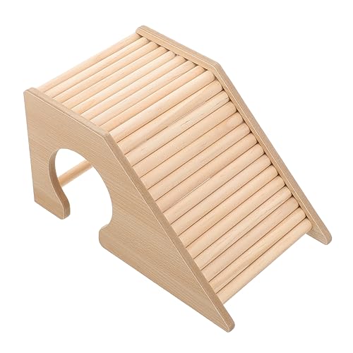 EXAOMBLE Kleines Holz Leiterspielzeug für Chinchilla Ratten und Meerschweinchen Kletterspielzeug für Käfige Sicher und Langlebig und Platzsparend für Kleine Haustiere von EXAOMBLE