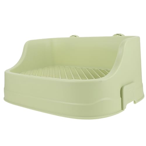 EXAOMBLE Kleintier Toilette aus Kunststoff Quadratisch für Meerschweinchen Chinchillas Abnehmbar für Wohnzimmer Schlafzimmer Fördert EXAOMBLE Kleintier Toilette aus Kunststoff Quadratisch für Meerschweinchen Chinchillas Abnehmbar für Wohnzimmer Schlafzimmer Fördert von EXAOMBLE