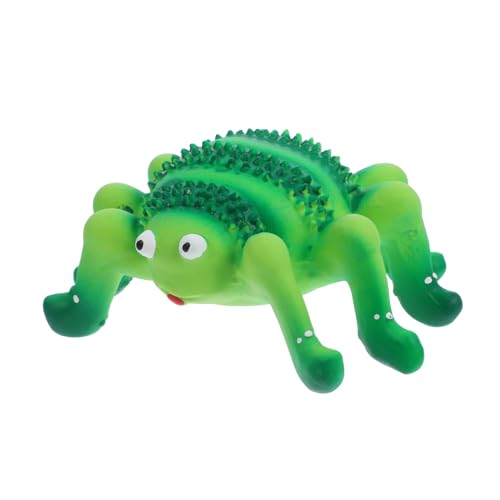 EXAOMBLE Latexspielzeug für Haustiere für Katzen für welpen Interaktives Haustier Hundespielzeug quietscht Mini-Marienkäfer-Figuren Emulsion Light Green von EXAOMBLE