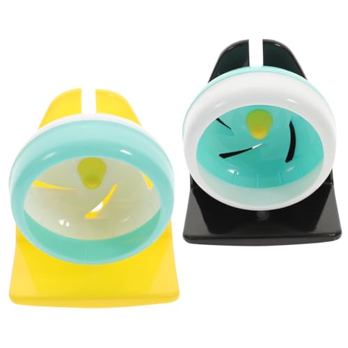 EXAOMBLE Laufrad Aus Kunststoff Für Hamster Spielzeug Für Meerschweinchen Laufrad Für Kleintiere Zufällige Farbe von EXAOMBLE