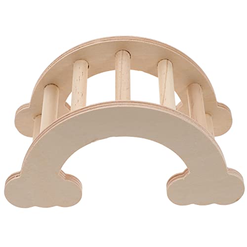 EXAOMBLE Hamster Kletterleiter Aus Holz Für Kleine Haustiere Multifunktionale Holzleiter Für Hamster Zwerghamster Ratten Und Andere Kleintiere Sicher Und Langlebig Zum Spielen Und von EXAOMBLE