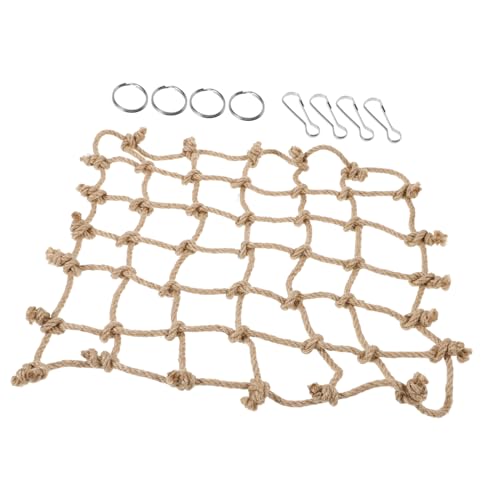 EXAOMBLE Papageien Kletternetz Aus Strapazierfähigem Material Hängendes Spielzeug Für Vogelkäfig Für Wellensittiche Und Kleine Papageien Einfache Montage Fördert Bewegung Und von EXAOMBLE