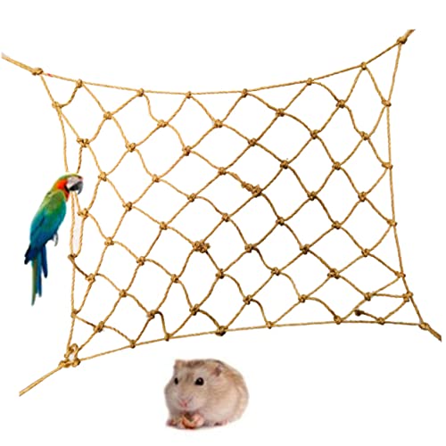 EXAOMBLE Papageien Kletternetz Spielzeug 30x20cm Sicheres Material Netzschaukel Für Vögel Vogelspielzeug Für Papageien Und Nymphensittiche Kletterzubehör Für Käfige EXAOMBLE Papageien Kletternetz Spielzeug 30x20cm Sicheres Material Netzschaukel Für Vögel Vogelspielzeug Für Papageien Und Nymphensittiche Kletterzubehör Für Käfige von EXAOMBLE