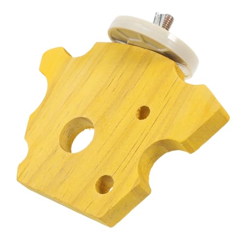 EXAOMBLE Papageienständerspielzeug Käfig Papageienbarsch Zubehör für Papageien Plattform Planke Vogel Spielplatz Nymphensittich Vogel Steht für Papageien hölzern Yellow EXAOMBLE Papageienständerspielzeug Käfig Papageienbarsch Zubehör für Papageien Plattform Planke Vogel Spielplatz Nymphensittich Vogel Steht für Papageien hölzern Yellow von EXAOMBLE