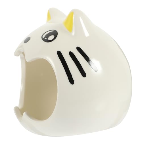 EXAOMBLE Pet Ceramic Nest für Hamster Kühlendes Schlafnest für Zwerghamster Mäuse und Chinchillas Langlebiges Keramikmaterial für Heiße Sommertage Niedliches Design für Haustierbedarf von EXAOMBLE