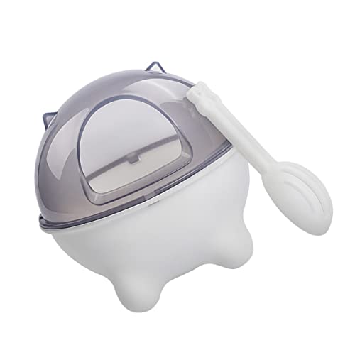 EXAOMBLE Pet Hamster Badewanne Set Hochwertiger Praktischer und Tragbarer Badewanne für Haustiere für Tägliche Pflege und Hygiene Weiß von EXAOMBLE