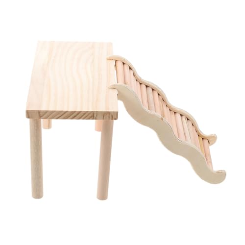 EXAOMBLE Plattform Für Hamster Hamstertreppe Holzbrett Für Hamster Für Hamsterkäfige Hamsterständer Kletterspielzeug Für Ratten Hamsterkäfig-verstecke Käfigrampe Aus Holz Hölzern von EXAOMBLE