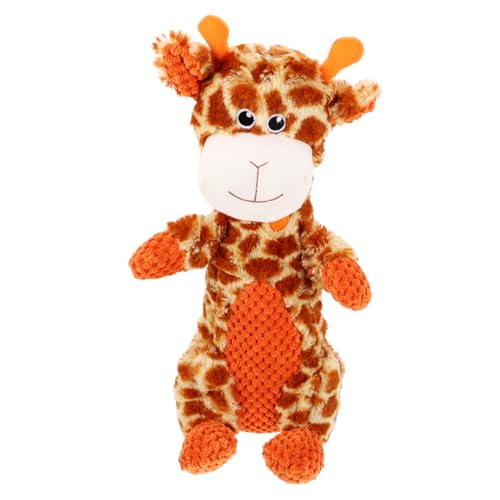 EXAOMBLE Plüsch Giraffen Interaktives Quietscher für Kleine Kauspielzeug aus Weichem Plüsch Langeweile und Sorgt für Stundenlangen Spielspaß EXAOMBLE Plüsch Giraffen Interaktives Quietscher für Kleine Kauspielzeug aus Weichem Plüsch Langeweile und Sorgt für Stundenlangen Spielspaß von EXAOMBLE