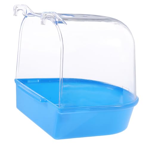 EXAOMBLE Praktische Vogelbadewanne für Käfige Hängende Papageienbadbox aus Robustem Plastik für Wellensittiche und Kanarienvögel Pflegeleicht Installieren EXAOMBLE Praktische Vogelbadewanne für Käfige Hängende Papageienbadbox aus Robustem Plastik für Wellensittiche und Kanarienvögel Pflegeleicht Installieren von EXAOMBLE