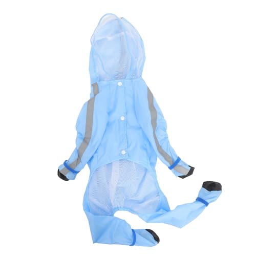 EXAOMBLE Regenmantel für Kleine Reflektierend mit Abnehmbarer für Outdoor Aktivitäten Wie Park und Strand S Stilvolle Hundebekleidung von EXAOMBLE