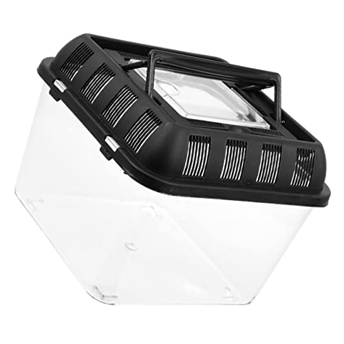 EXAOMBLE Reptilien Zuchtbox mit Belüftungsloch Transparente Fütterungsschachtel für Schildkröten und Spinnen Transportbox aus Hochwertigem für Reptilienhaltung EXAOMBLE Reptilien Zuchtbox mit Belüftungsloch Transparente Fütterungsschachtel für Schildkröten und Spinnen Transportbox aus Hochwertigem für Reptilienhaltung von EXAOMBLE