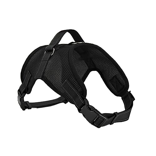 EXAOMBLE Sattel Style Mesh Hundegeschirr für Mittelgroße Verstellbar Schnellverschluss für Bequemes mit Leine und Optimalen EXAOMBLE Sattel Style Mesh Hundegeschirr für Mittelgroße Verstellbar Schnellverschluss für Bequemes mit Leine und Optimalen von EXAOMBLE