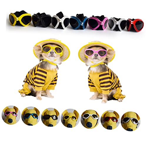 EXAOMBLE Sonnenbrille für Verstellbare Haustierbrille Schutz UV Strahlen Wind und Schmutz Komfortabler Weicher Rahmen für Katzen EXAOMBLE Sonnenbrille für Verstellbare Haustierbrille Schutz UV Strahlen Wind und Schmutz Komfortabler Weicher Rahmen für Katzen von EXAOMBLE