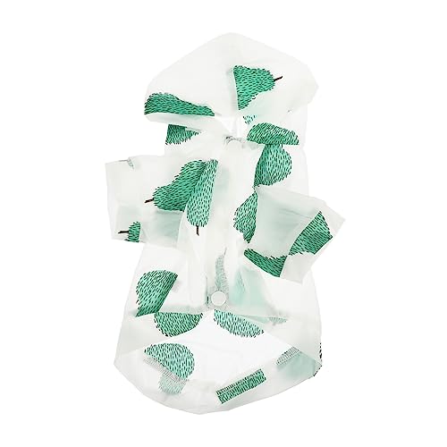 EXAOMBLE Sonnenschutzkleidung Für Haustiere Süßer Hundemantel Klein Bewachen Produkt Schnauze Unterstützung Schützend Außen Welpe Mittel Weste Hundepullover Hündchen Polyester von EXAOMBLE