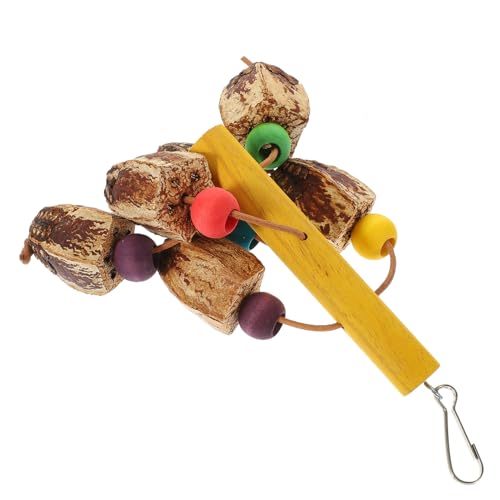 EXAOMBLE Vogelkäfig-beißspielzeug, Papagei, Kauspielzeug, Holzspielzeug, Papagei, Kauspielzeug, Vogelkäfig-anhänger EXAOMBLE Vogelkäfig-beißspielzeug, Papagei, Kauspielzeug, Holzspielzeug, Papagei, Kauspielzeug, Vogelkäfig-anhänger von EXAOMBLE