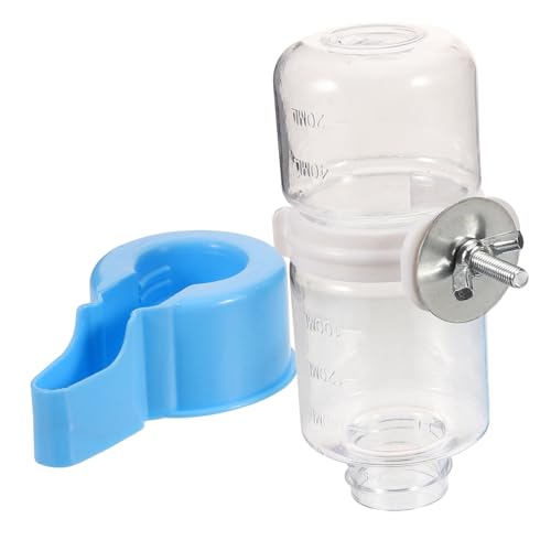 EXAOMBLE Vogeltrinker Pavillon wasserspender für Hunde Vogelhäuschen Wassernapf Wasserspender für Hamster Pumpe Wasserspender für Papageien Vogelkäfig -Wasserfuttermittel Plastik von EXAOMBLE