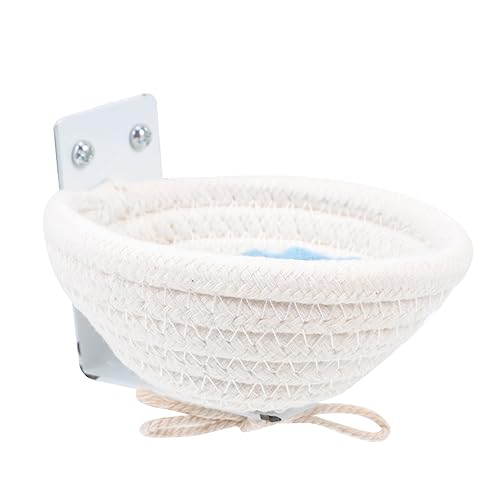 EXAOMBLE Woven Bird Nest Kreatives Vogelhaus für Vogelzucht Praktischer Nistkasten für Kanarienvögel Klein Fördert Natürliche Brutverhalten und Sicheres EXAOMBLE Woven Bird Nest Kreatives Vogelhaus für Vogelzucht Praktischer Nistkasten für Kanarienvögel Klein Fördert Natürliche Brutverhalten und Sicheres von EXAOMBLE
