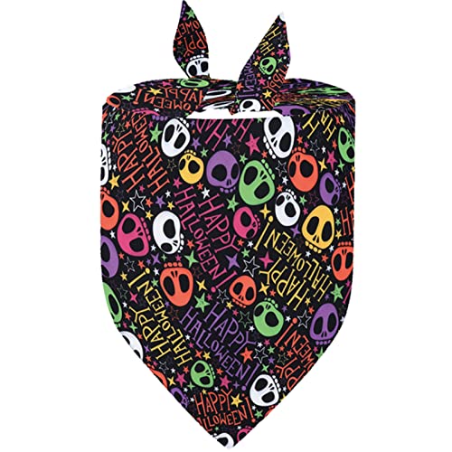 EXBERT Halstuch für Hunde, Halloween, Dreiecks-Lätzchen, für Hunde, Haustier-Schal, verstellbar, für Katzen, Haustiere, Hunde von EXBERT