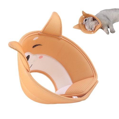 Elizabeth Halsband für Katzen | Niedliches Tiermuster Verstellbarer Katzenhals-Kegel, Katzen-Donut für Katze und Hund, Hundehals-Donut, Kätzchenkegel, Hundekegel, verhindert Bisse und Elizabeth Halsband für Katzen | Niedliches Tiermuster Verstellbarer Katzenhals-Kegel, Katzen-Donut für Katze und Hund, Hundehals-Donut, Kätzchenkegel, Hundekegel, verhindert Bisse und von EXBERT