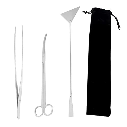 EXCEART 1 Set Edelstahl Aquarium Aquascaping Werkzeug Reinigungswerkzeuge Für Aquarium Silber Wasserpflanzen Werkzeug Metall Fisch Tank Werkzeug von EXCEART