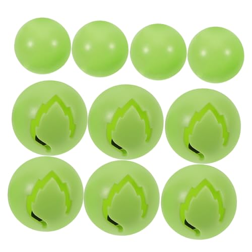 EXCEART 10 Stück Katzen Rasseln Glöckchen Füllung Bälle Interaktive Spielzeuge für Katzen und Kleine Hunde Leicht und Tragbar für Drinnen und Draußen EXCEART 10 Stück Katzen Rasseln Glöckchen Füllung Bälle Interaktive Spielzeuge für Katzen und Kleine Hunde Leicht und Tragbar für Drinnen und Draußen von EXCEART