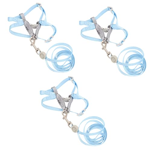 EXCEART 3 Sets Leichte Katze Und Für Walking Flucht Pet Leine Set Für Outdoor Spaziergang von EXCEART