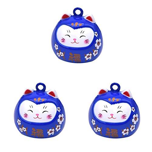 EXCEART 3 Stücke Katze Glocken Für Katze Kragen Keychain Armband Rucksack Japanischen von EXCEART